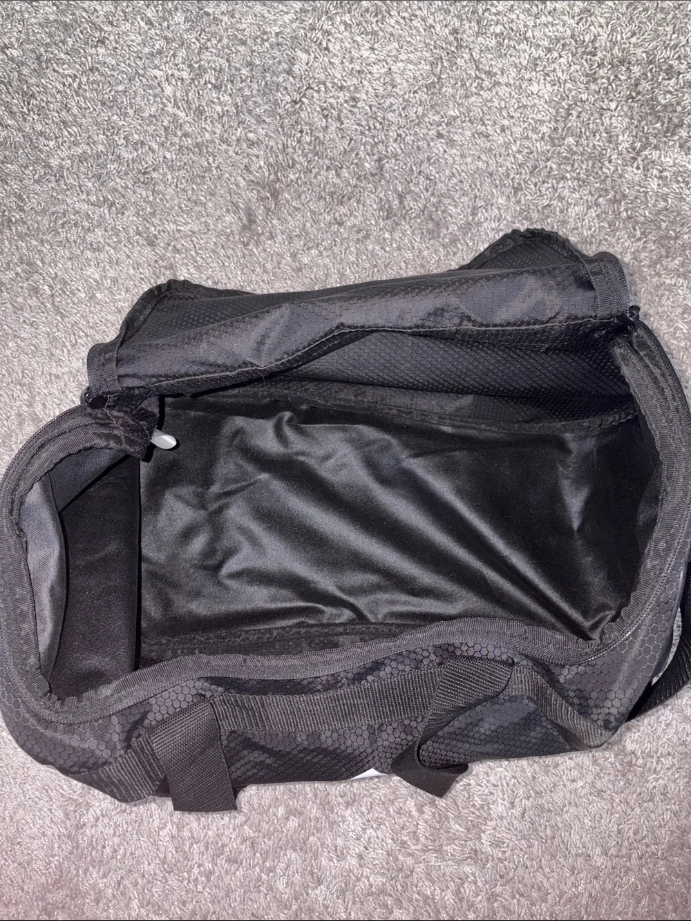adidas Black Duffel with White Logo and Adjustable Strap. Diablo II small